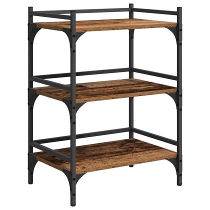 Кухненска количка Старо дърво 50 x 35 x 75.5 см Инженерно дърво