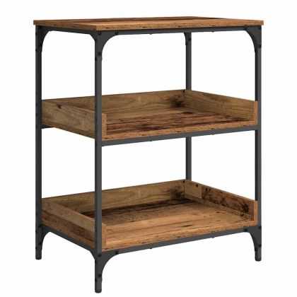 Кухненска количка Старо дърво 60 x 41 x 80.5 см Инженерно дърво