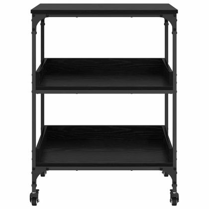 Кухненска количка Черния дъб 60 x 41 x 80.5 см Инженерно дърво