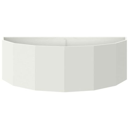 Кашпа Бяло 120 x 60 x 35 cm Стомана