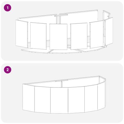 Кашпа Сребрист 120 x 60 x 35 cm Неръждаема стомана