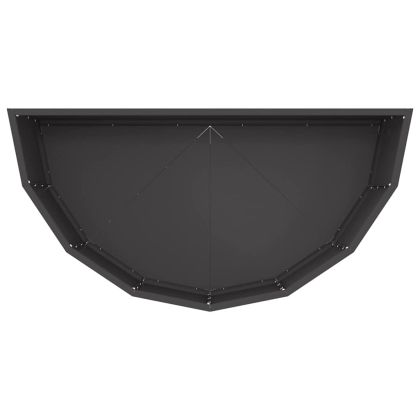 Кашпа Черно 90 x 45 x 35 cm Стомана