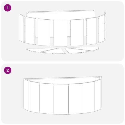 Кашпа Черно 90 x 45 x 35 cm Стомана