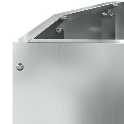 Кашпа Сребрист 90 x 45 x 35 cm Галванизирана стомана