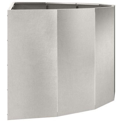 Кашпа Сребрист 120 x 60 x 50 см Неръждаема стомана