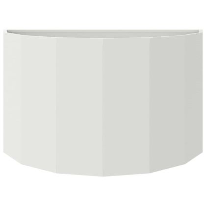 Кашпа Бяло 90 x 45 x 50 см Стомана