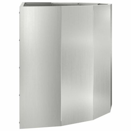 Кашпа Сребрист 90 x 45 x 50 см Галванизирана стомана