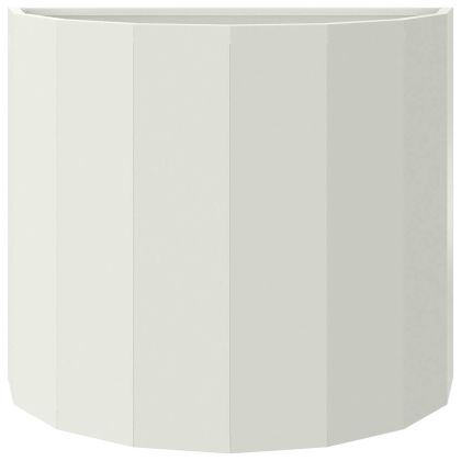 Кашпа Бяло 60 x 30 x 50 см Стомана