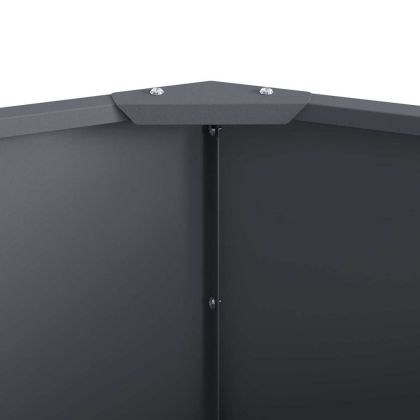 Кашпа Антрацит 120 x 120 x 35 см Стомана