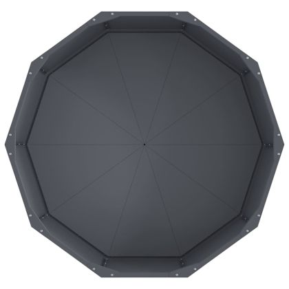 Кашпа Антрацит 90 x 90 x 35 см Стомана