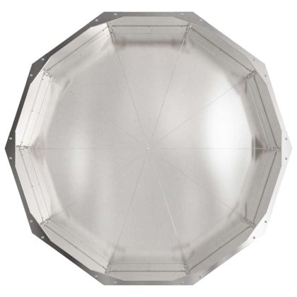 Кашпа Сребрист 90 x 90 x 35 см Неръждаема стомана