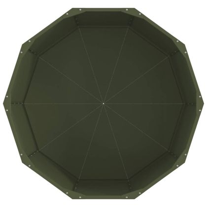 Кашпа Маслинено зелено 90 x 90 x 50 cm Стомана