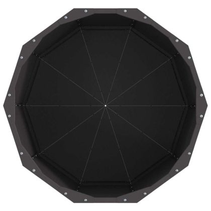 Кашпа Черно 60 x 60 x 50 см Стомана