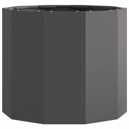 Кашпа Черно 60 x 60 x 50 см Стомана