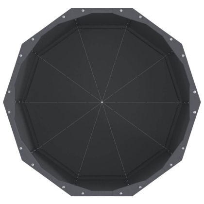 Кашпа Антрацит 60 x 60 x 50 см Стомана