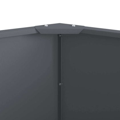 Кашпа Антрацит 60 x 60 x 50 см Стомана