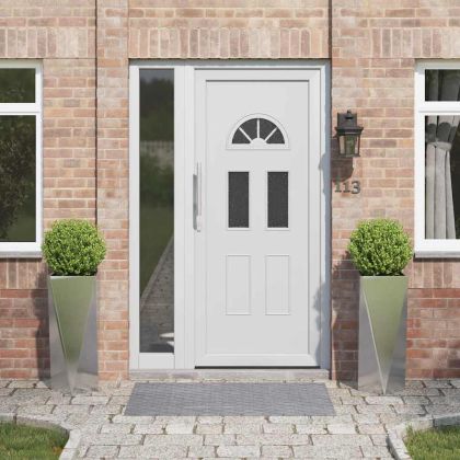 Кашпа 2 pcs Сребрист 30 x 30 x 75 см Неръждаема стомана