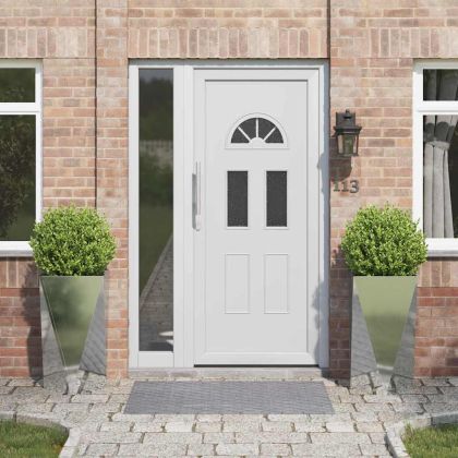 Кашпа 2 pcs Сребрист 40 x 40 x 75 cm Галванизирана стомана