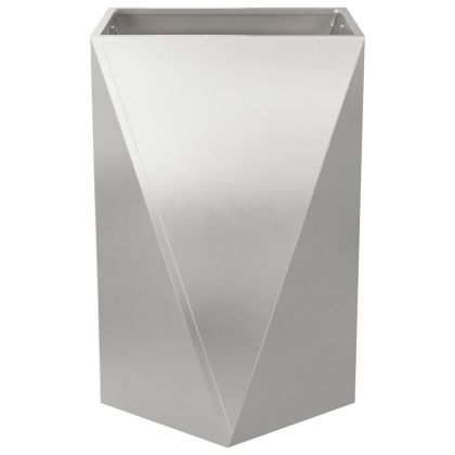 Кашпа Сребрист 50 x 50 x 75 cm Неръждаема стомана