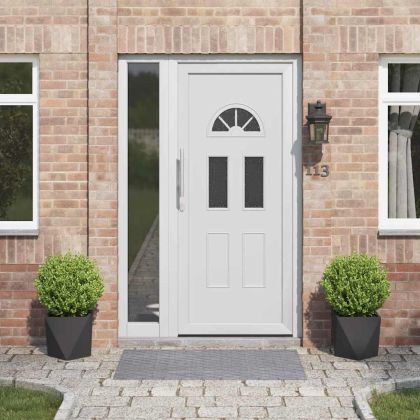 Кашпа 2 pcs Черно 30 x 30 x 30 cm Стомана