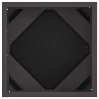 Кашпа 2 pcs Черно 30 x 30 x 30 cm Стомана