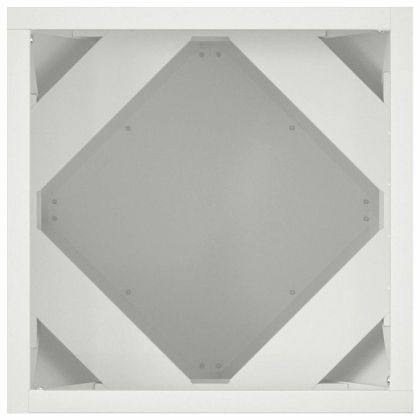 Кашпа Бяло 30 x 30 x 30 cm Стомана