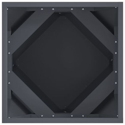 Кашпа 2 pcs Антрацит 40 x 40 x 40 cm Стомана