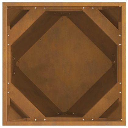 Кашпа Ръждясало 50 x 50 x 50 cm Патинираща стомана