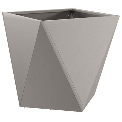 Кашпа 2 pcs Ръждясало 50 x 50 x 50 cm Патинираща стомана