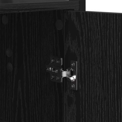 Шкаф за книги Черния дъб 60 x 24 x 161 см Инженерно дърво