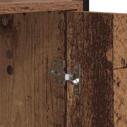 Шкаф за книги Старо дърво 60 x 24 x 161 см Инженерно дърво