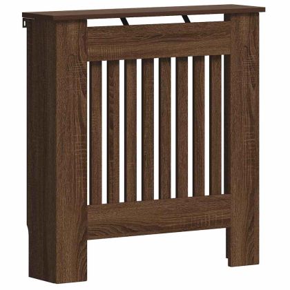 Калъф за радиатор Кафяв дъб 78 x 19 x 81,5 cm Инженерно дърво