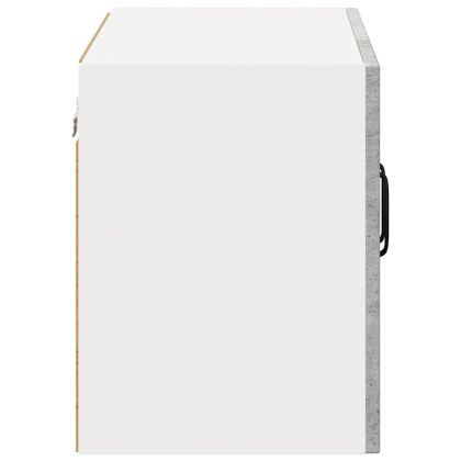Кухненски стени шкафове 2 pcs Циментено сиво 60 x 31 x 40 см