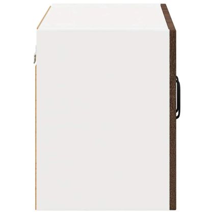 Горен кухненски шкаф Кафяв дъб 60 x 31 x 40 см Инженерно дърво