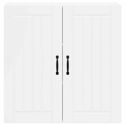 Кухненски шкаф Лъскаво бяло 80 x 31 x 80 см Инженерно дърво