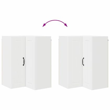 Кухненски шкаф Бяло 57 x 57 x 80 см Инженерно дърво