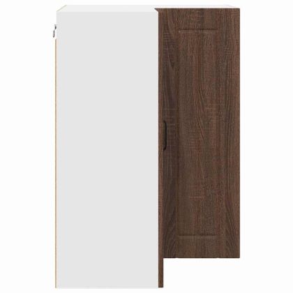 Кухненски шкаф Кафяв дъб 57 x 57 x 80 см Инженерно дърво