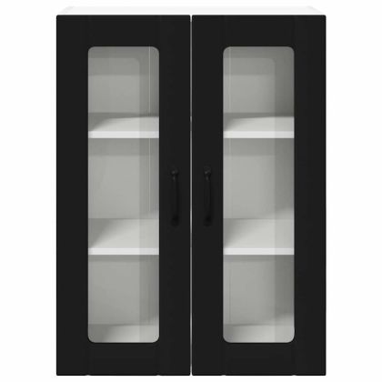 Кухненски шкаф Черно 60 x 31 x 80 см Инженерно дърво