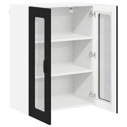 Кухненски шкаф Черно 60 x 31 x 80 см Инженерно дърво