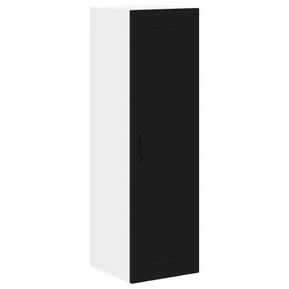 Кухненски шкаф Черно 30 x 31 x 100 см Инженерно дърво