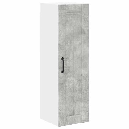 Кухненски шкаф Циментено сиво 30 x 31 x 100 см Инженерно дърво