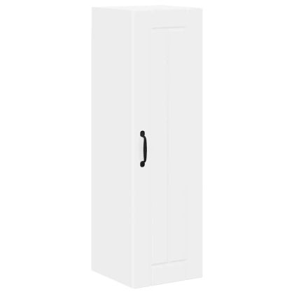 Кухненски шкаф Лъскаво бяло 30 x 31 x 100 см Инженерно дърво