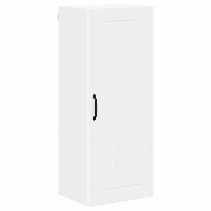 Кухненски шкаф Лъскаво бяло 40 x 31 x 100 см Инженерно дърво