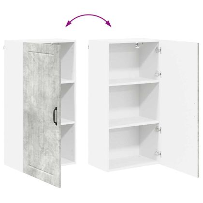 Кухненски шкаф Циментено сиво 50 x 31 x 100 см Инженерно дърво