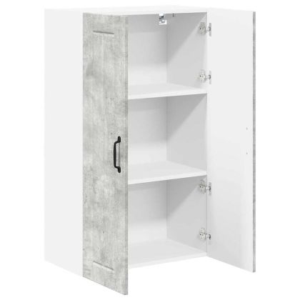 Кухненски шкаф Циментено сиво 60 x 31 x 100 см Инженерно дърво