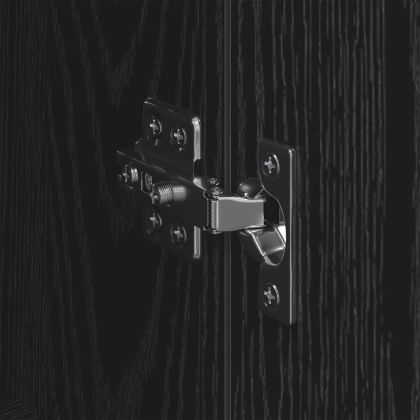 Висок шкаф Черния дъб 69,5 x 34 x 180 см Инженерно дърво