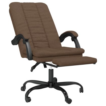 Наклоняем офис стол, кафяв, текстил