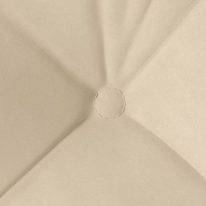 Възглавници за седалки 4 pcs Крем 40 x 40 cm Микрофибърна тъкан