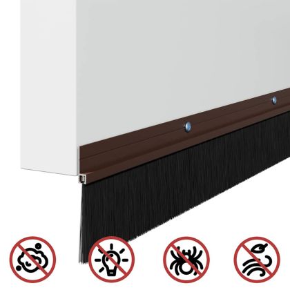 Запечатващи четки за врата с винтово закрепване 6 pcs Кафяво