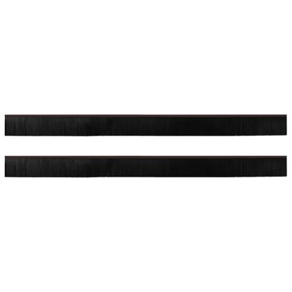 Запечатващи четки за врата с винтово закрепване 2 pcs Кафяво